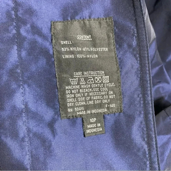 FS Rainwear 10P metallic blue long trench coat with removable zip liners - Picture 8 of 9